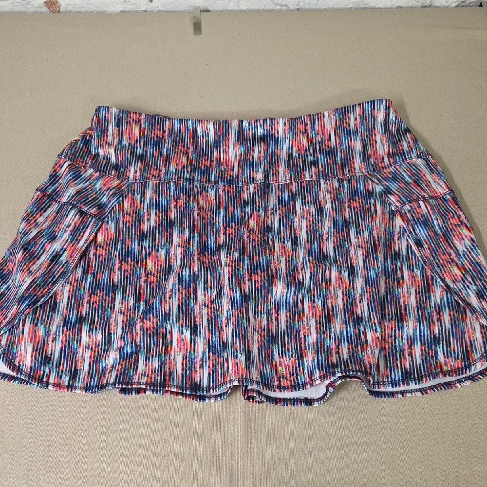 Lucky in Love Multicolor Active Skort XL